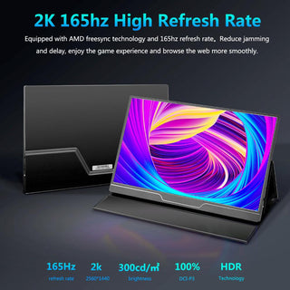 165Hz 15.6-Inch Gaming Portable Monitor HDR IPS 2560x1440 - product details overview - b.savvi