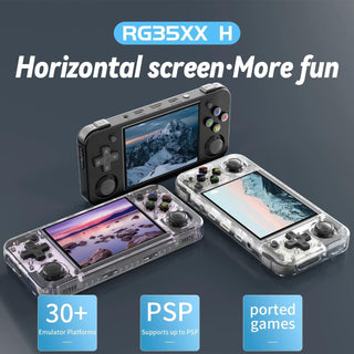 Anbernic RG35XX H Retro Handheld Game Console 3.5-inch IPS Screen - product details horizontal screen - b.savvi