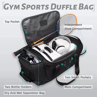 BANGE Multifunctional Sports Gym Duffle Bag 30L with Shoes Compartment - product details - b.savvi