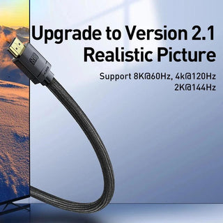 Baseus HDMI 2.1 Cable 48Gbps 8K@60Hz 4K@120Hz - product details upgrade version 2.1 - b.savvi