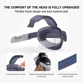 BOBOVR M1 Plus Head Strap for Quest 2 Enhanced Comfort & Support - product details comfort - b.savvi