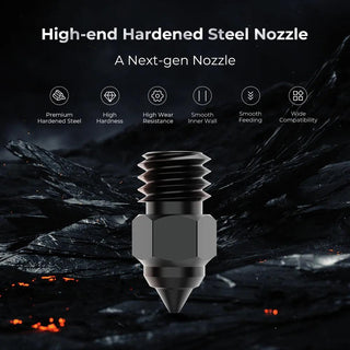 Creality High-end Hardened Steel Nozzle Kit 0.25m 0.4mm 0.6mm 0.8mm - product details next gen nozzle - b.savvi