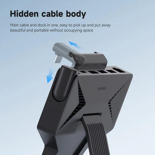 Hagibis 6-in-1 Docking Station for Steam Deck OLED Dock Holder Hub - product details hidden cable body - b.savvi