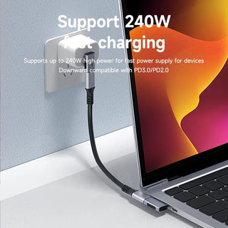 Hagibis Right Angel USB4 40Gbps USB C Adapter 240W PD, Thunderbolt 4 Compatible - product details support 240w fast charging - b.savvi