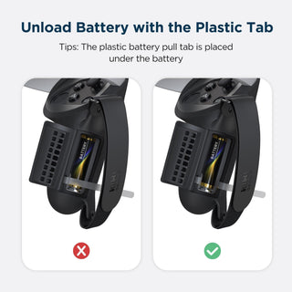 KIWI design Controller Grips Cover with Battery Opening for Quest 2 - product details unload battery - b.savvi