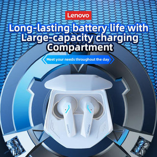 Lenovo GM2 Pro Wireless Earphones Bluetooth 5.3 - product details long lasting battery life - b.savvi