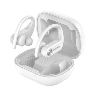 Lenovo LP7 TWS Wireless Earphones - IPX5 Waterproof - product variant white front angled view - b.savvi