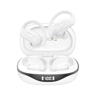 Lenovo LP75 TWS Sports Wireless Earphones Bluetooth 5.3 - IPX5 Waterproof - product variant white front view - b.savvi