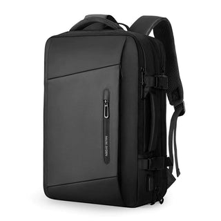 Mark Ryden Expandos Large Backpack Expandable 40L for 17.3-inch Laptop - product variant black front angled view - b.savvi