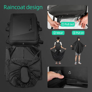 Mark Ryden Expandos Large Backpack Expandable 40L for 17.3-inch Laptop - product details raincoat design - b.savvi