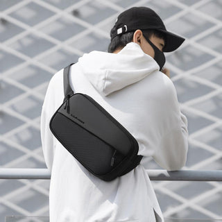 Mark Ryden MR8112 Crossbody Shoulder Bag - product details on model back - b.savvi