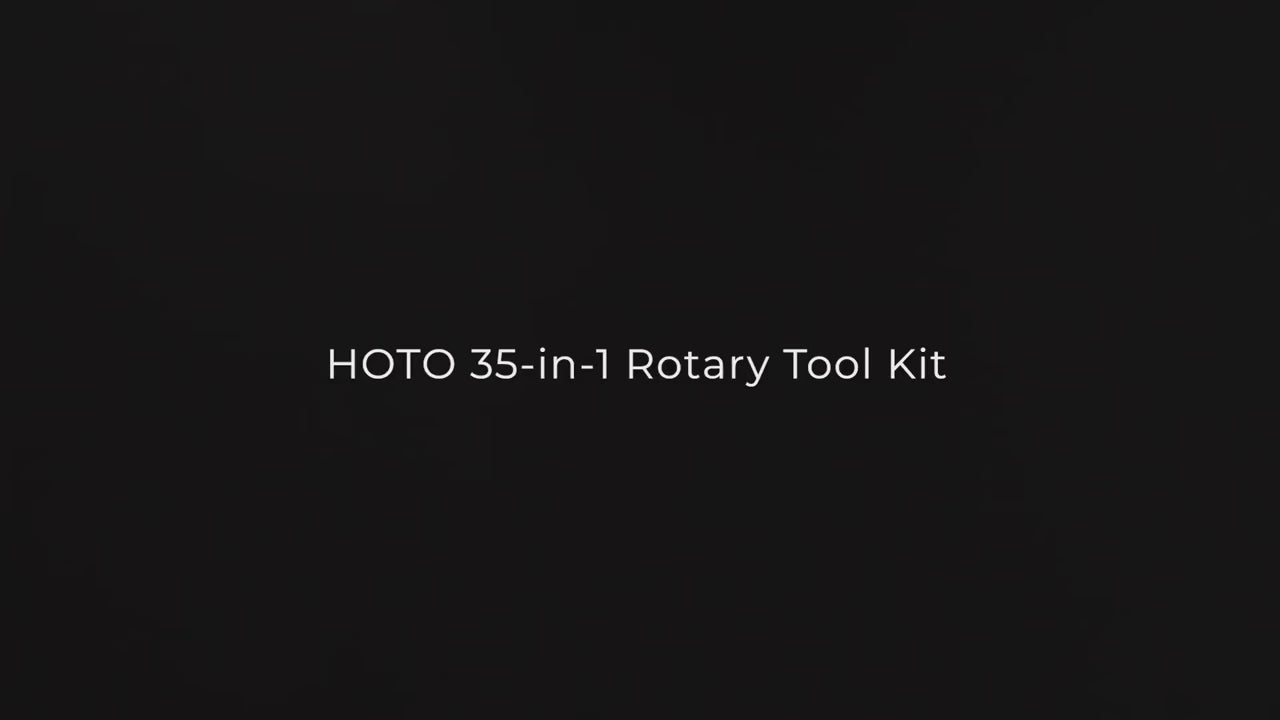 Hoto Cordless Rotary Tool 35 in 1 Kit, Minimalist & Lightweight
