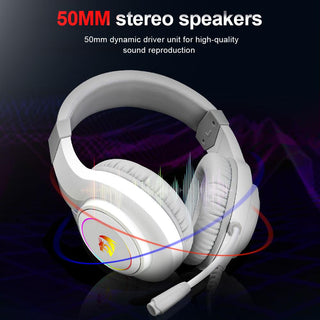 Redragon Hylas H260 RGB Gaming Headset - product details 50mm stereo drivers - b.savvi