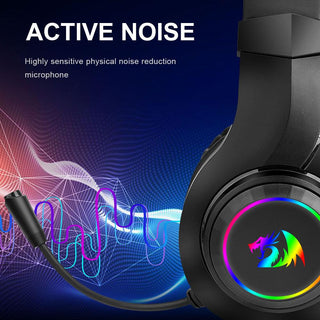 Redragon Hylas H260 RGB Gaming Headset - product details active noise reduction - b.savvi