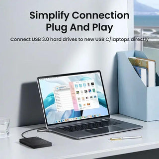 Ugreen USB C to Micro B Hard Drive Cable Braided USB 3.0 5Gbps 3A HDD SSD - product details plug and play - b.savvi