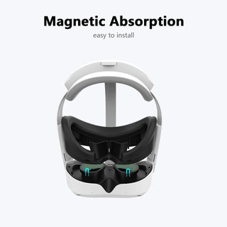 VR Facial Interface for Pico 4 Headset PU Leather Face Cover Foam Cushion - product details magnetic adsorption - b.savvi
